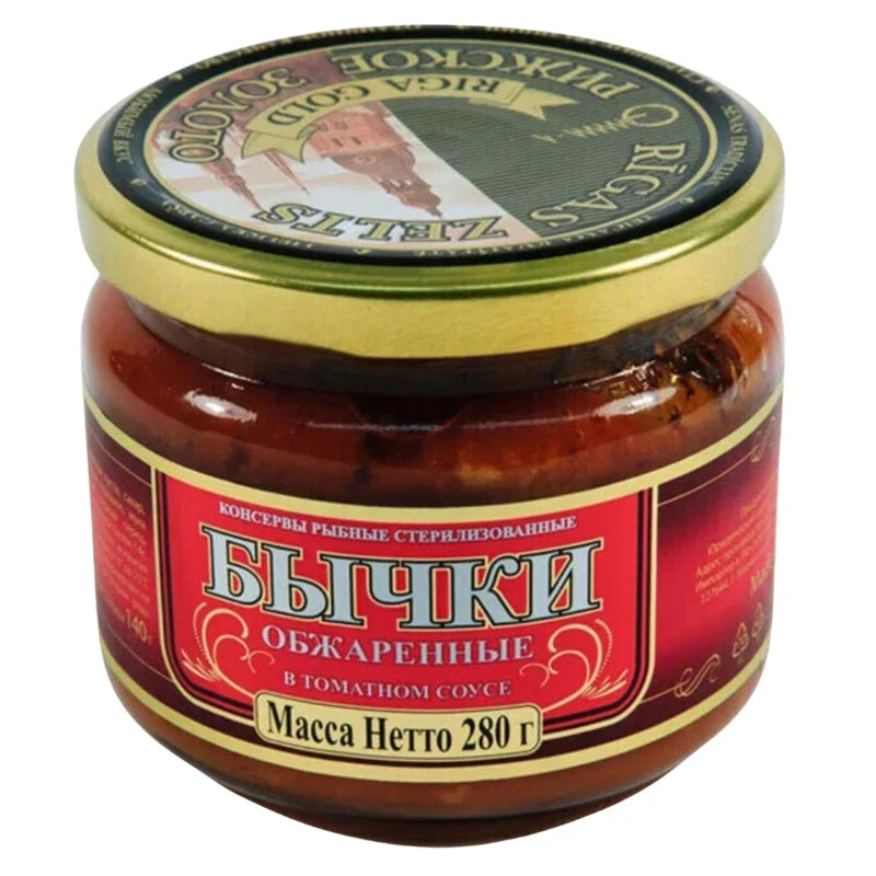 Byczki smażone w sosie pomidorowym 280g - Konserwy z ryb