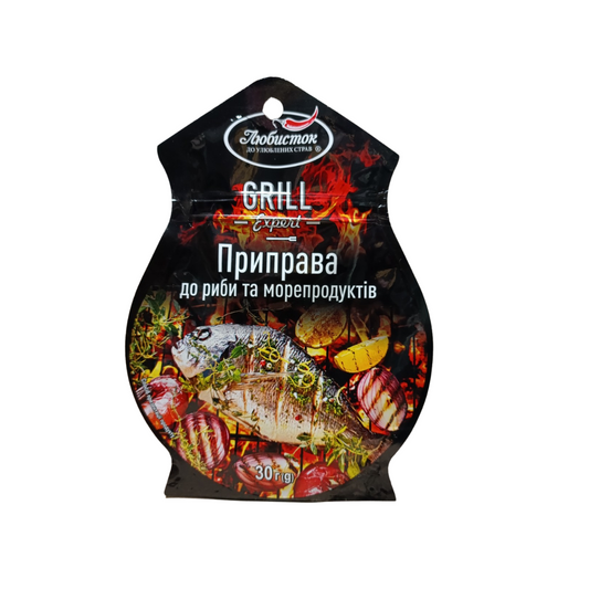 Приправа "Grill Expert" для риби та морепродуктів 30 г