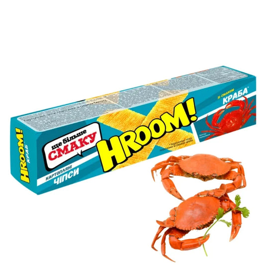 Chipsy ziemniaczene Krab HROOM 50g - Chipsy
