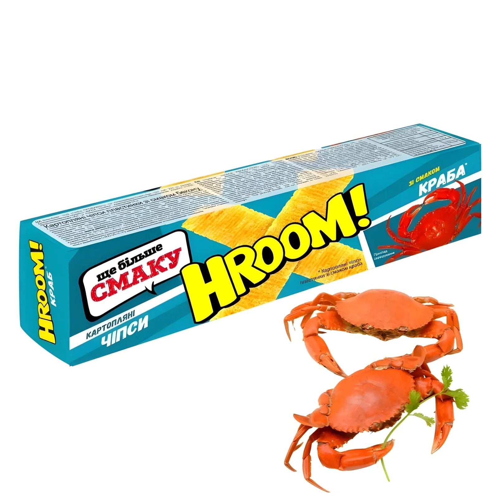 Chipsy ziemniaczene Krab HROOM 50g