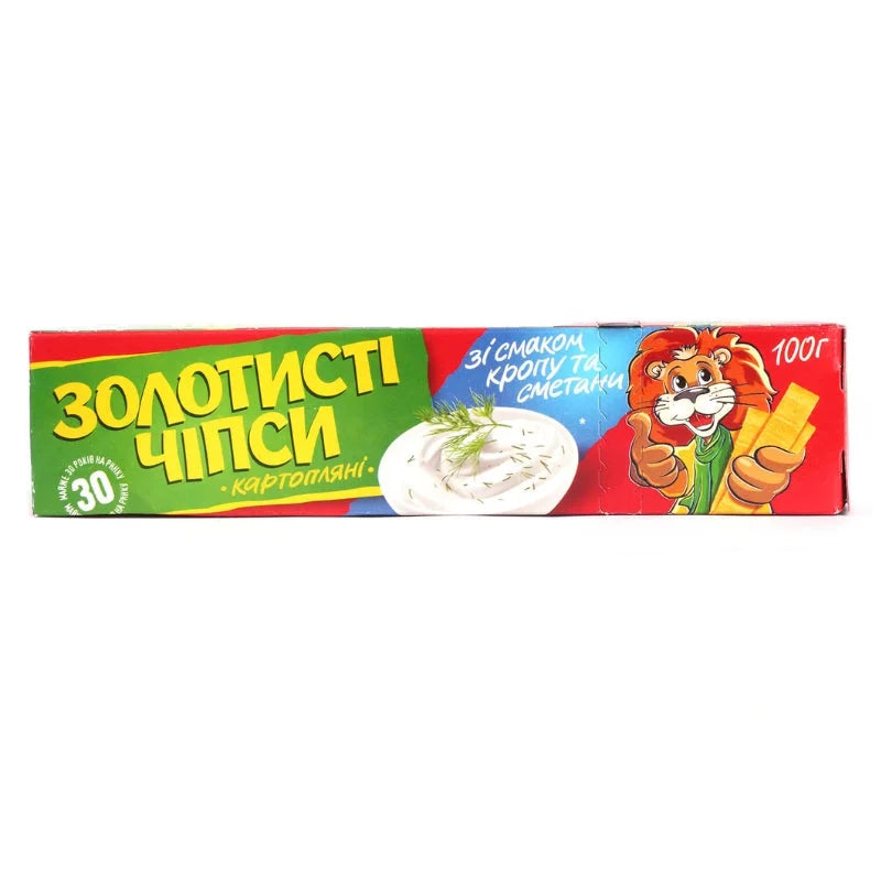 Chipsy złociste smak k.i śm,100g - Chipsy