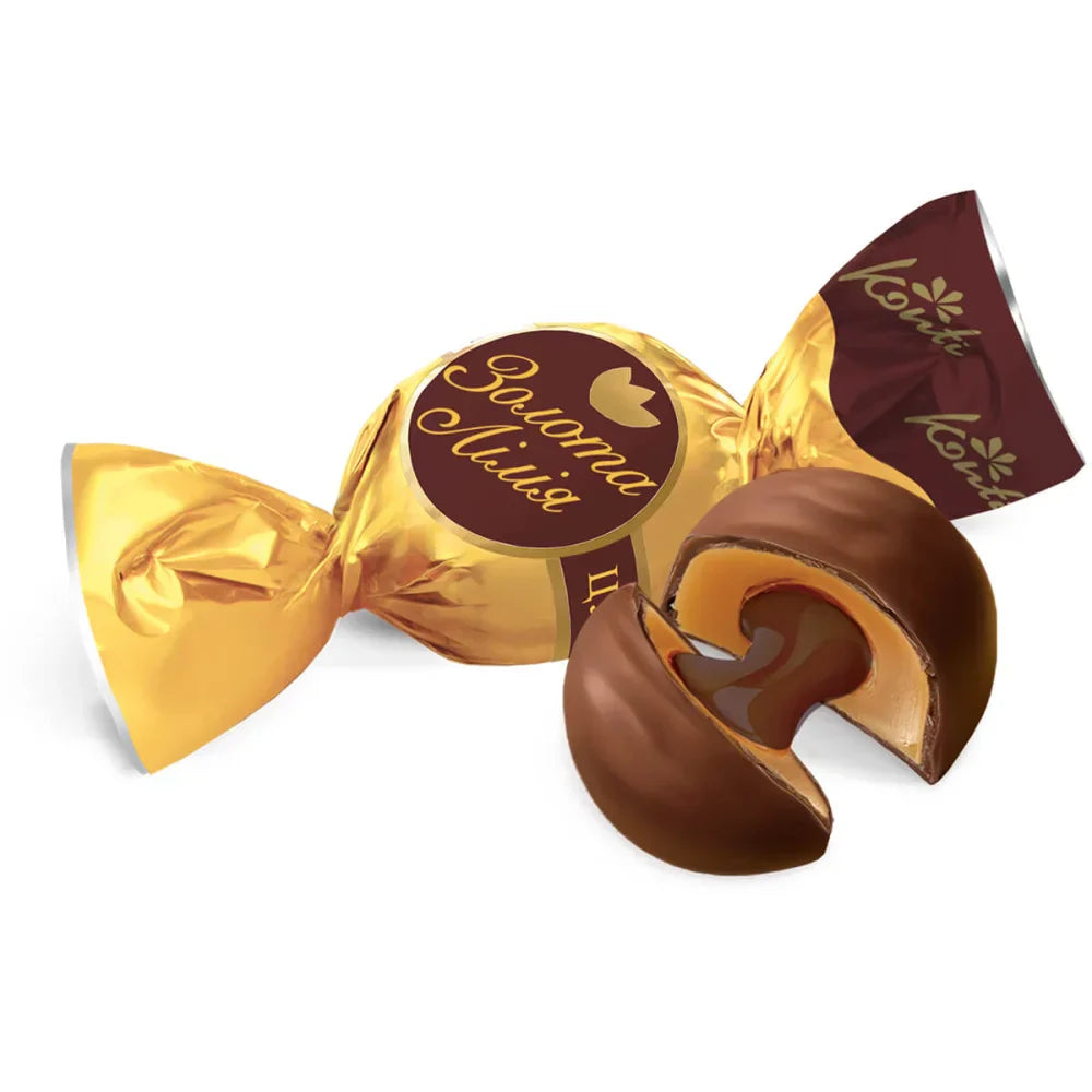Cukierki KONTI Golden Lily Czekolada luz - Cukierki i Draże