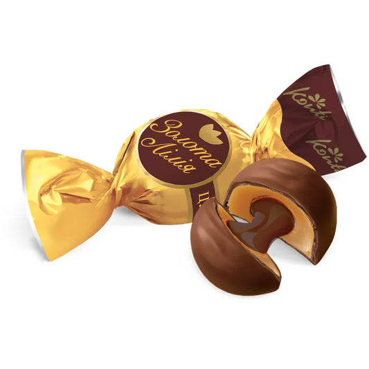 Cukierki KONTI Golden Lily Czekolada luz - Cukierki i Draże