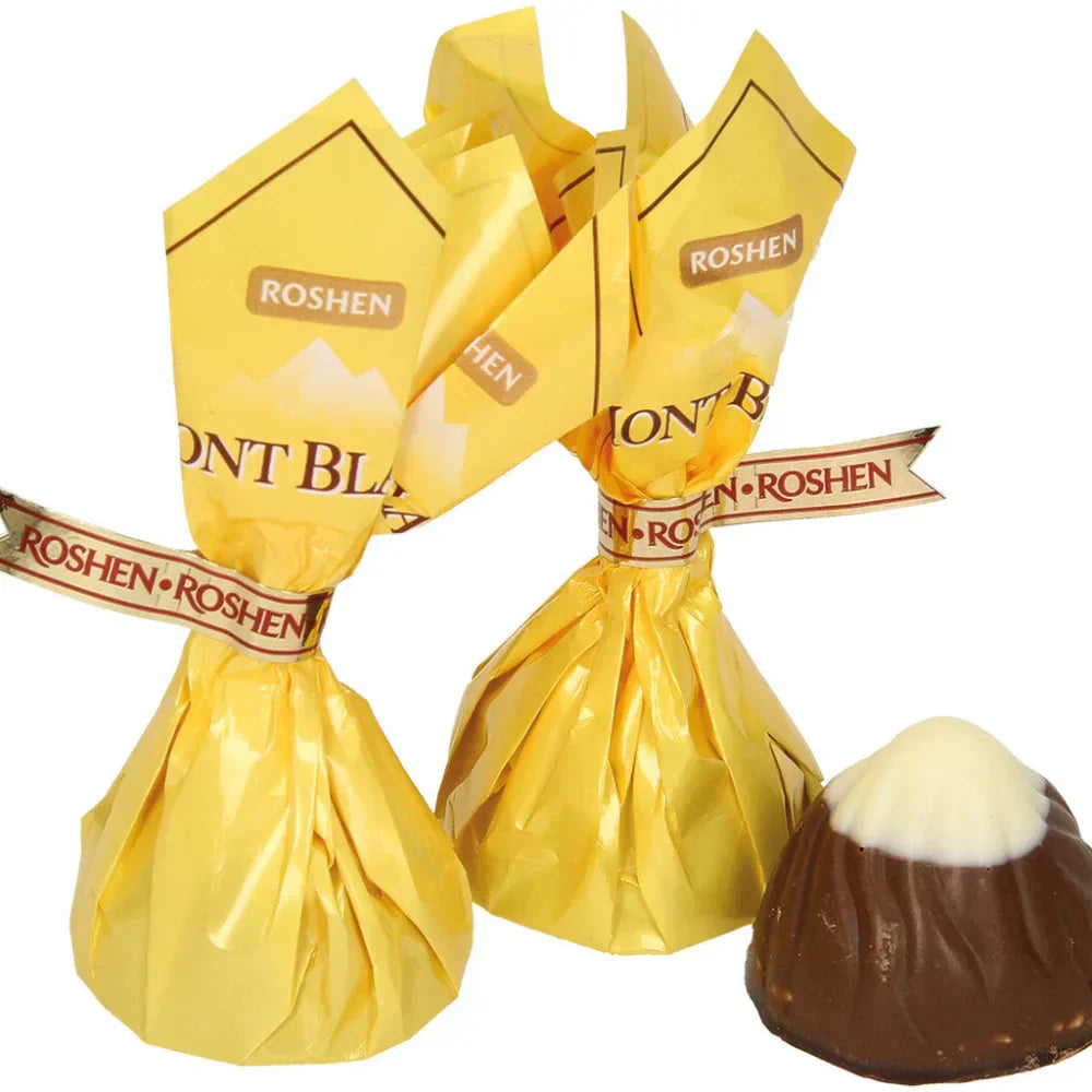 Cukierki Roshen ’Mont Blanc’ Czekoladowo-Śmietankowe luz - Cukierki i Draże