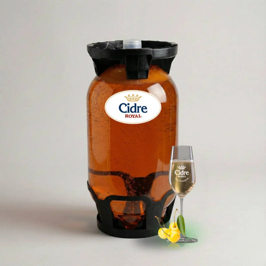 Cydr Biała Czereśnia słodki 5% lane, 30 L