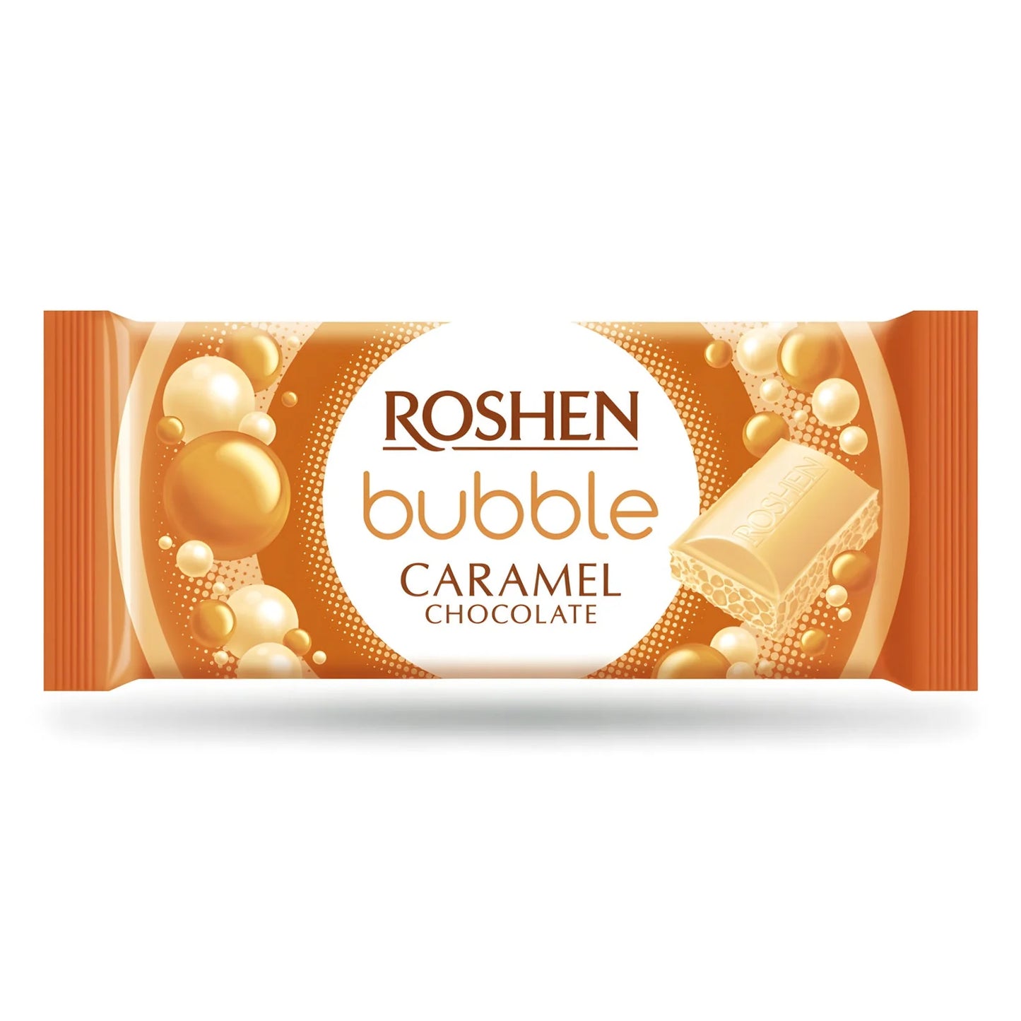 Карамельний шоколад Roshen з бульбашками, 80 г
