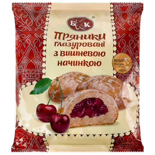 Pierniki "Z nadzieniem wiśniowym" 300g
