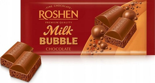 Молочний шоколад Roshen з бульбашками 80 г