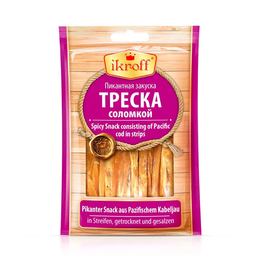 Dorsz Filet snak suszony Ikroff 36g - Ryby / Owoce morza Suszone