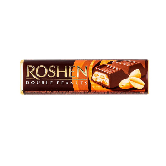 Батончик Roshen Double Peanuts 39 г