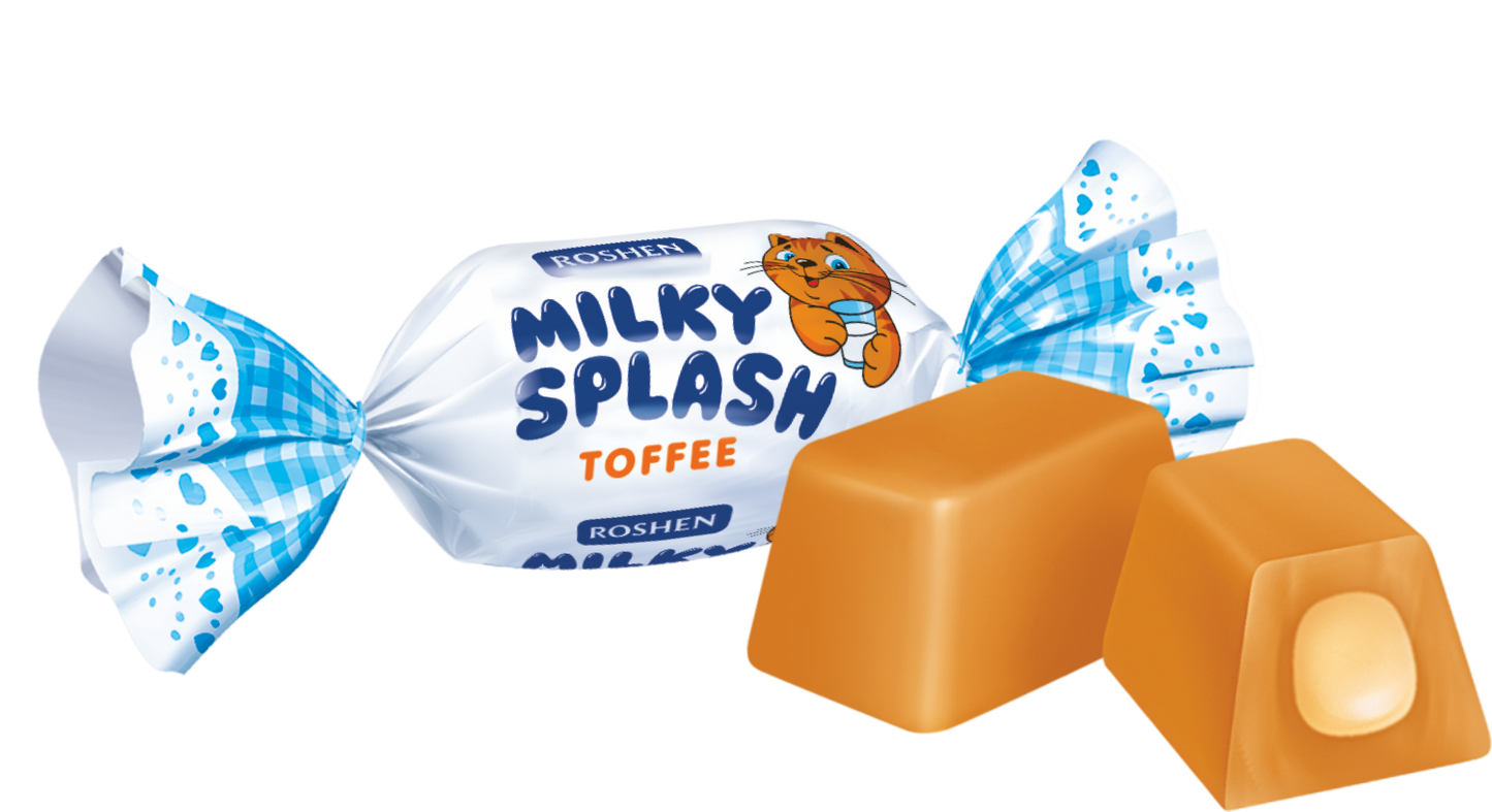Cukierki milky splash Roshen