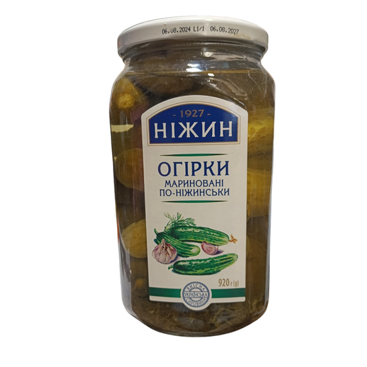 Ogórki marynowane "Po Niżyńsku" Niżyn  920g