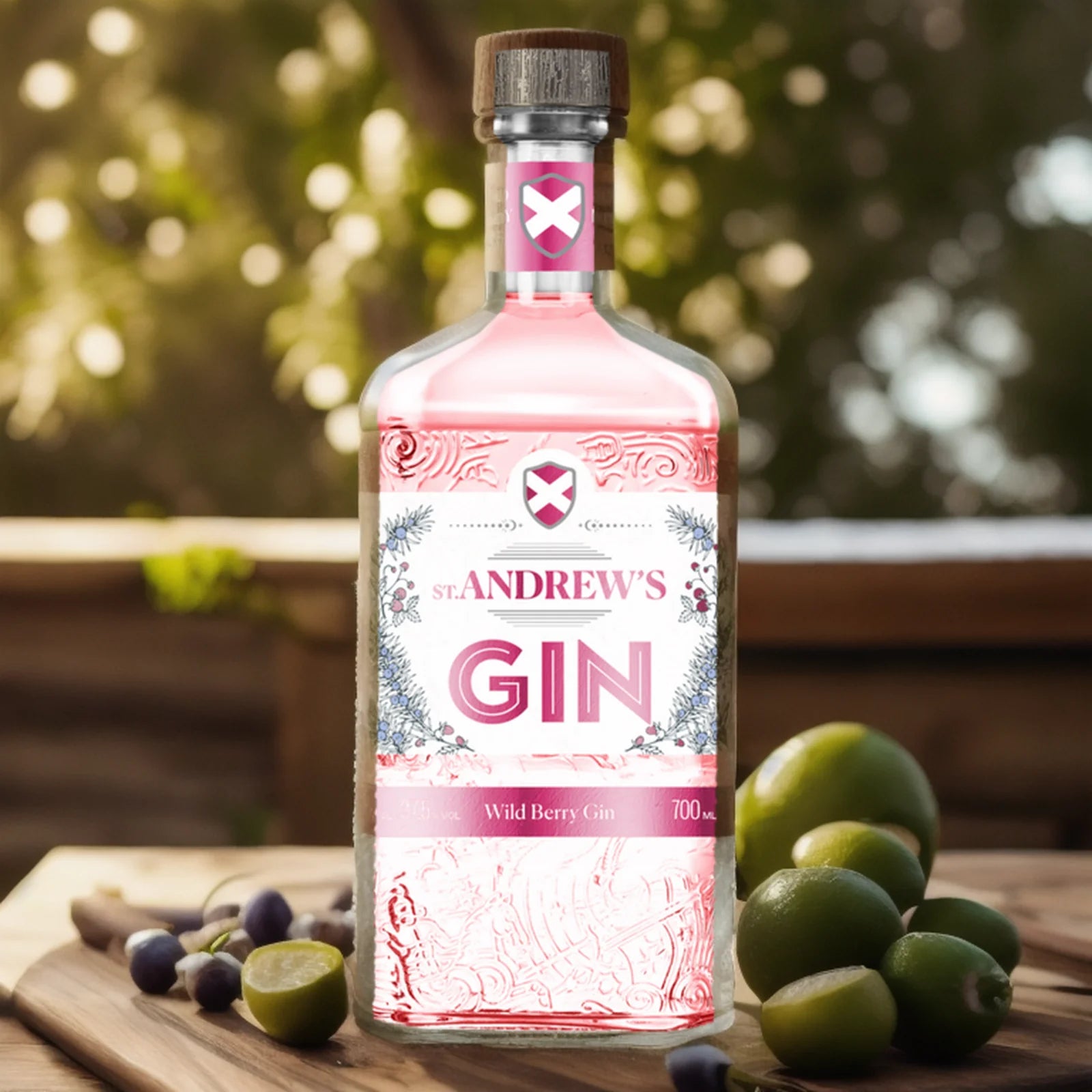 GIN ST. ANDREW'S WILD BERRY - 0,7; 37,5%