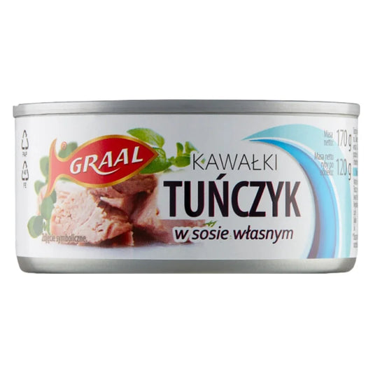 Graal Tuńczyk w sosie własnym 170g - Konserwy z ryb