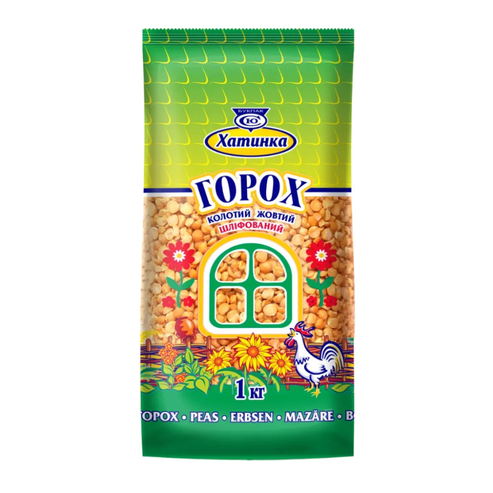HATYNKA Groch łuskany żółty 1000g - Kaszy