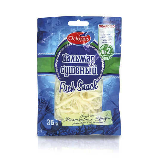 Kalamarnica paski suszony 36g Octopus - Ryby / Owoce morza Suszone