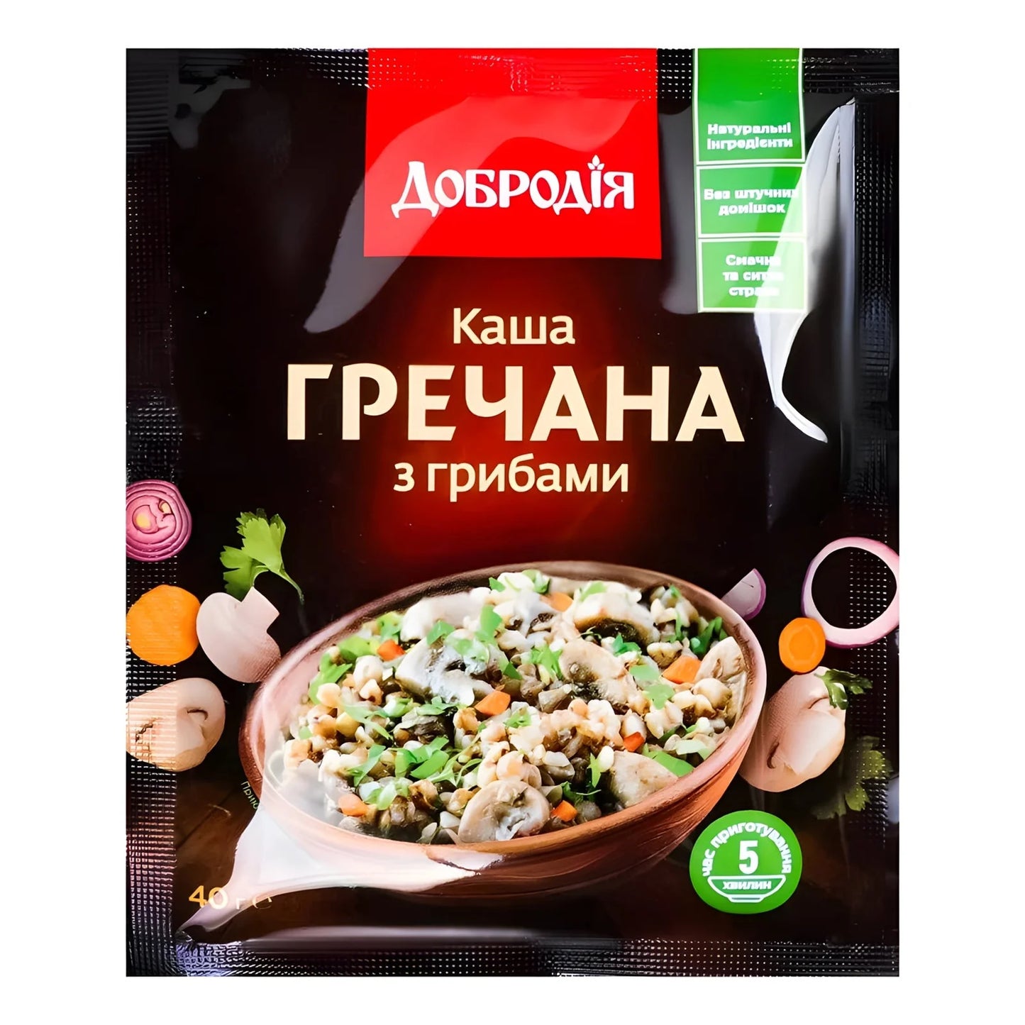 Kasza Dobrodija gryczana z grzybami 40g