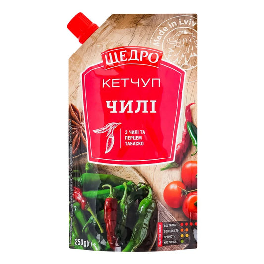 Ketchup “Chili” Schedro 250g - Przetwory warzywne