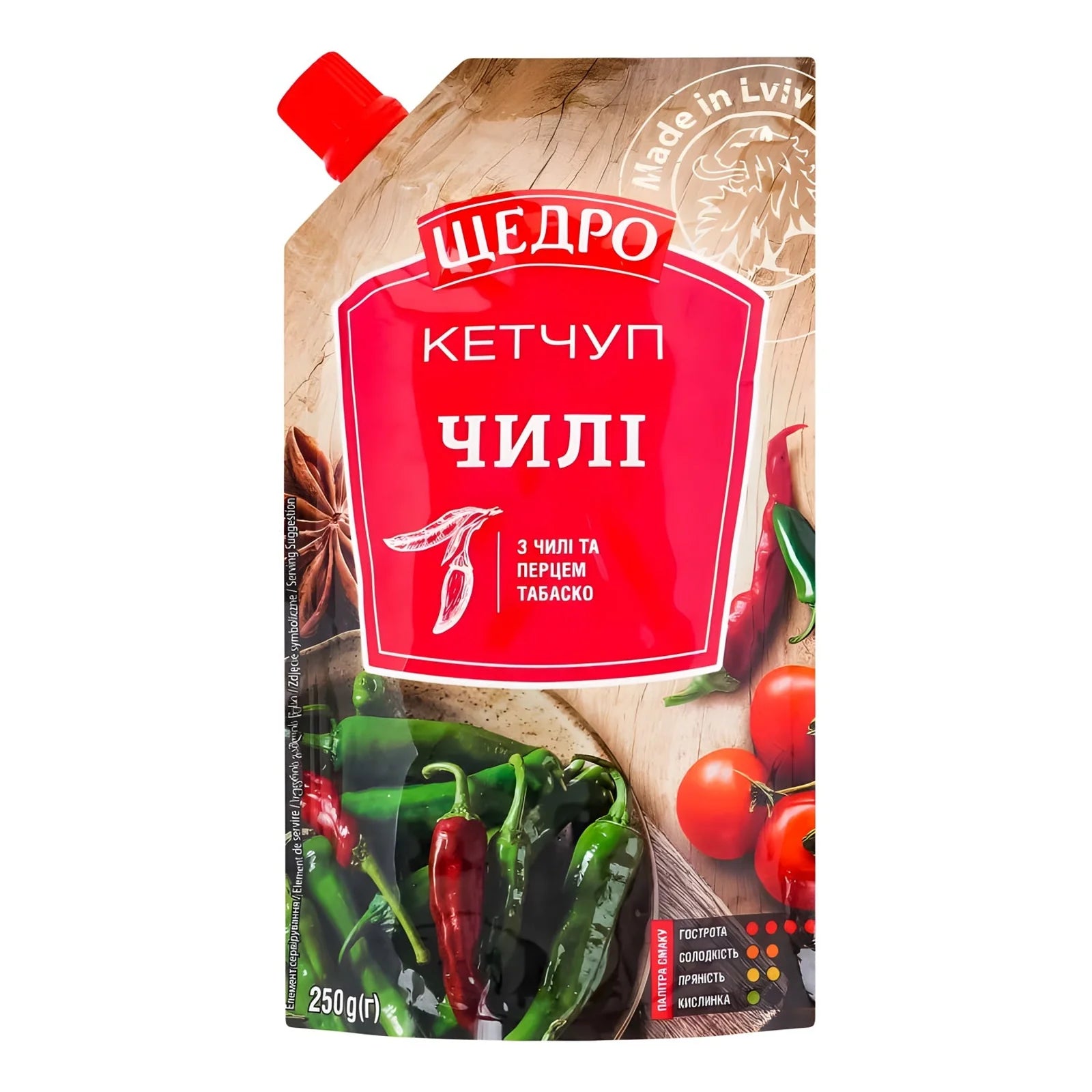 Кетчуп «Чилі» Щедро 250 г