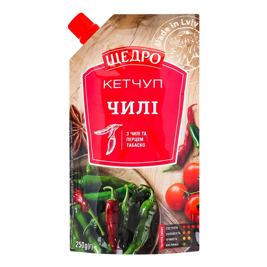 Кетчуп «Чилі» Щедро 250 г