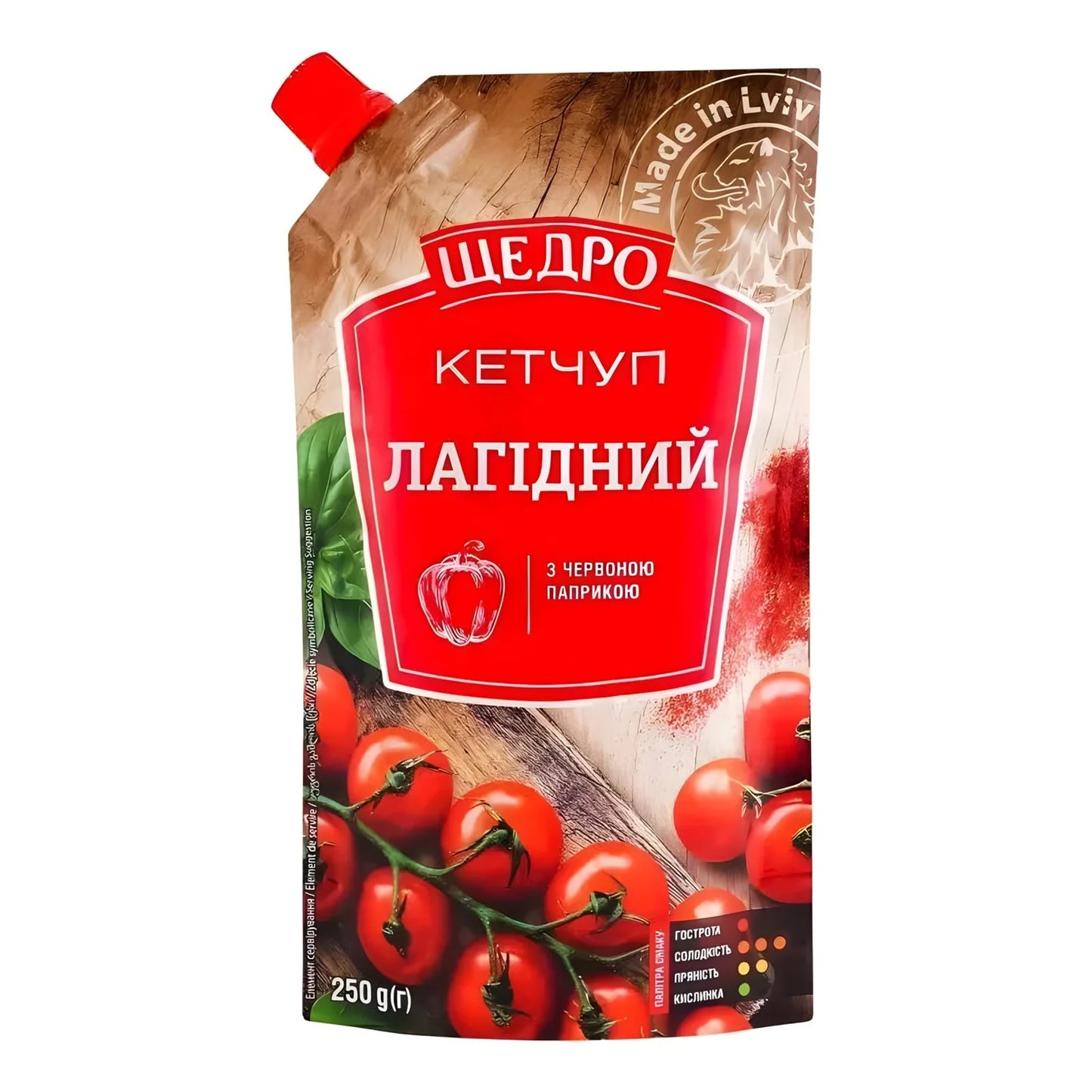 Кетчуп «Лагідний» Щедро 250 г