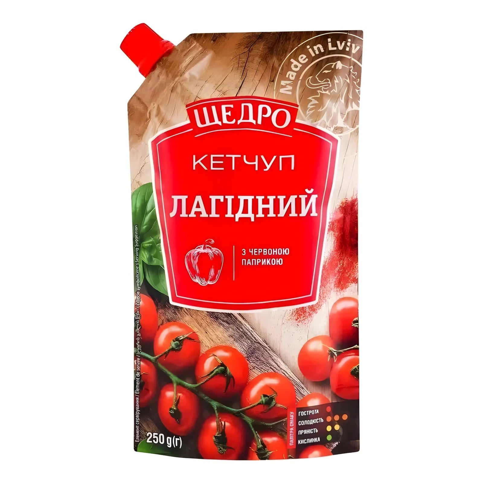 Кетчуп «Лагідний» Щедро 250 г