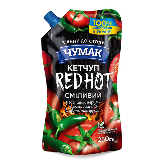 Ketchup “RED HOT” Chumak 250g - Przetwory warzywne