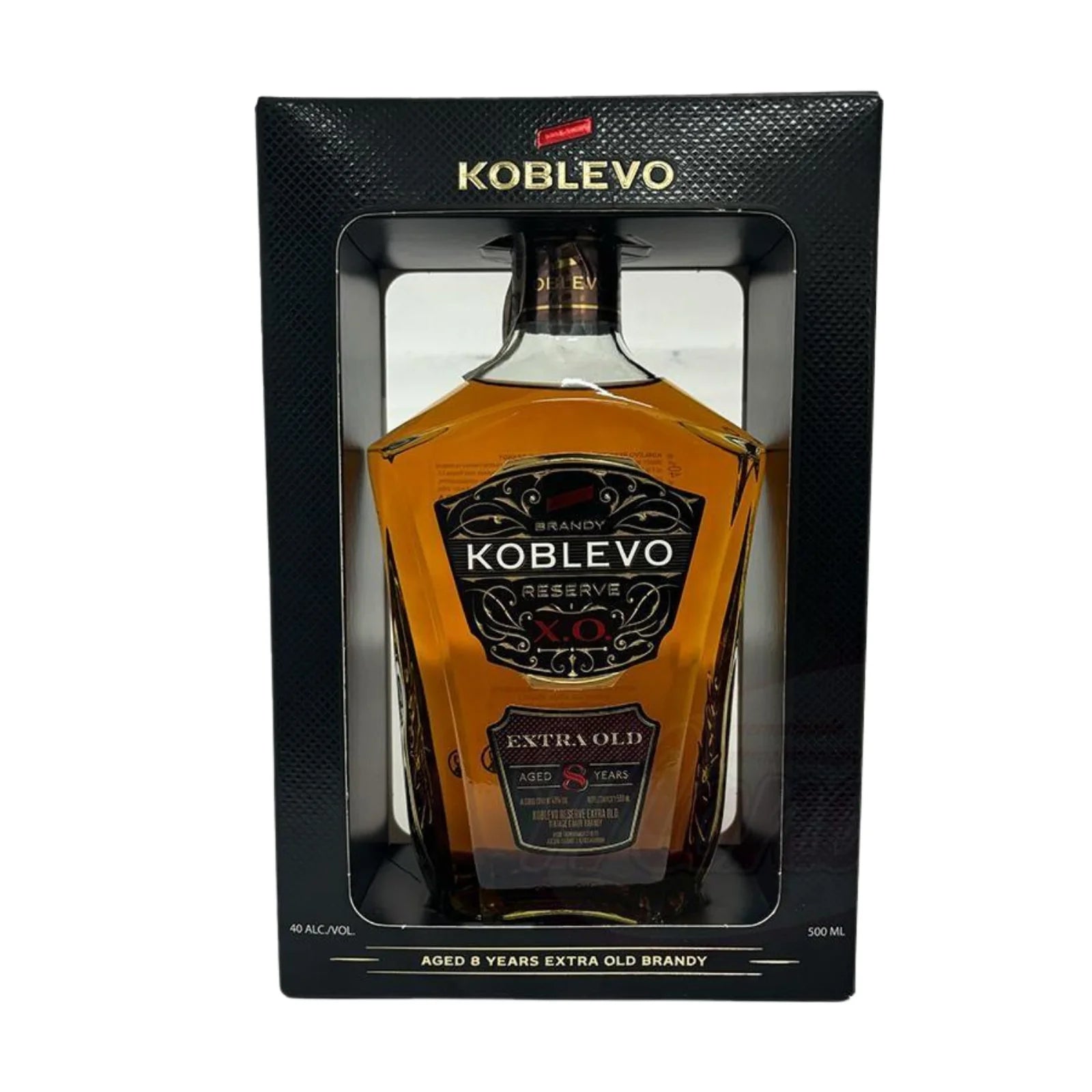 KOBLEVO BRANDY XO - 0,5; 40% pudelko