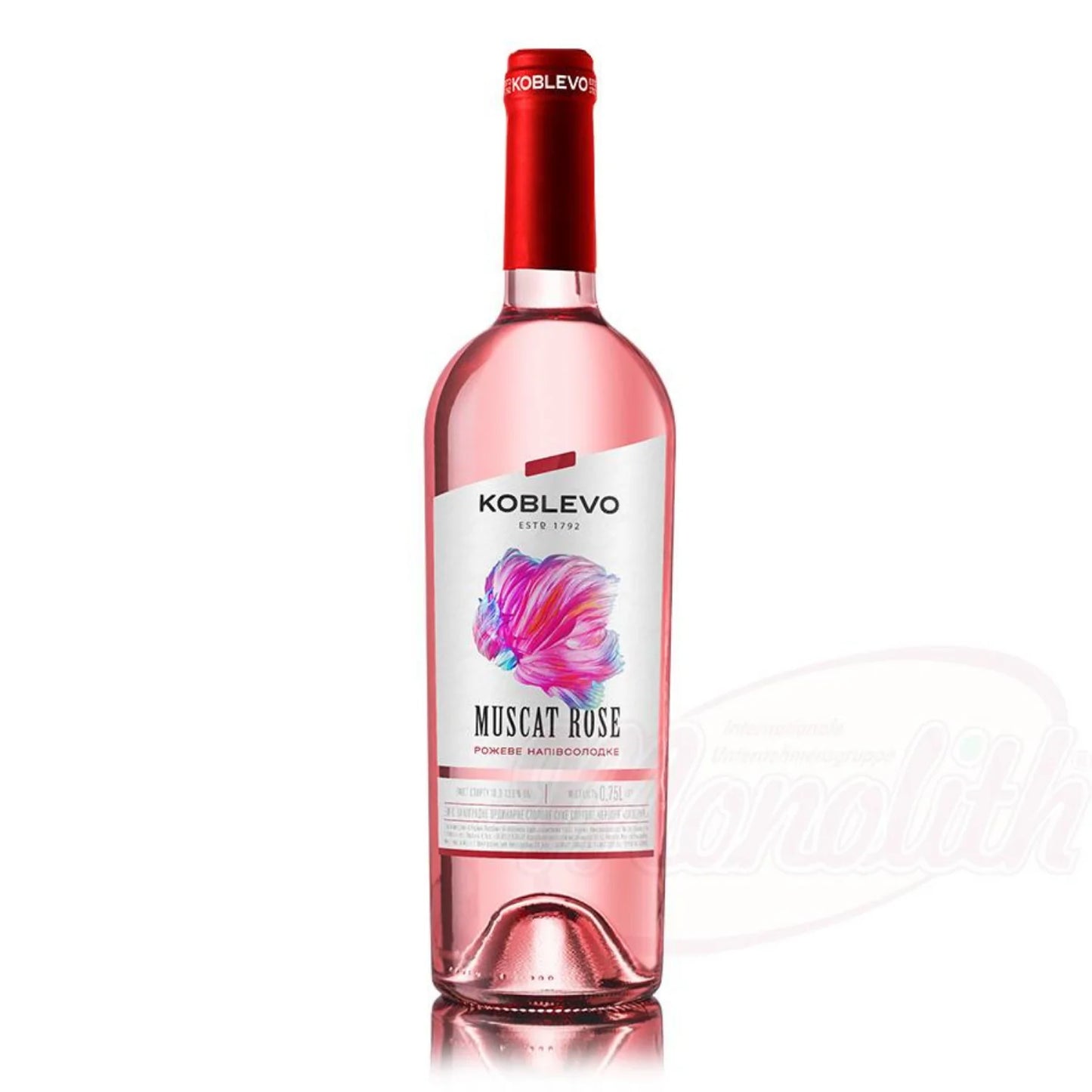 KOBLEVO CLASSIC MUSCAT WINO RÓŻOWE PÓŁSŁODKIE 0,75; 11,5%