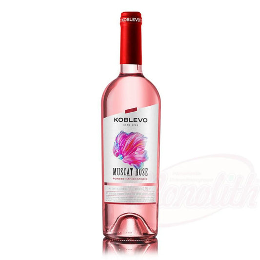 KOBLEVO CLASSIC MUSCAT Вино рожеве напівсолодке 0,75 л; 11,5%