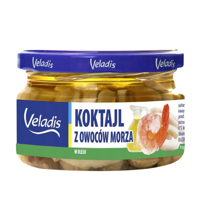 Koktajl z owoców morza w oleju 200 g Veladis - Konserwy z owoców morza
