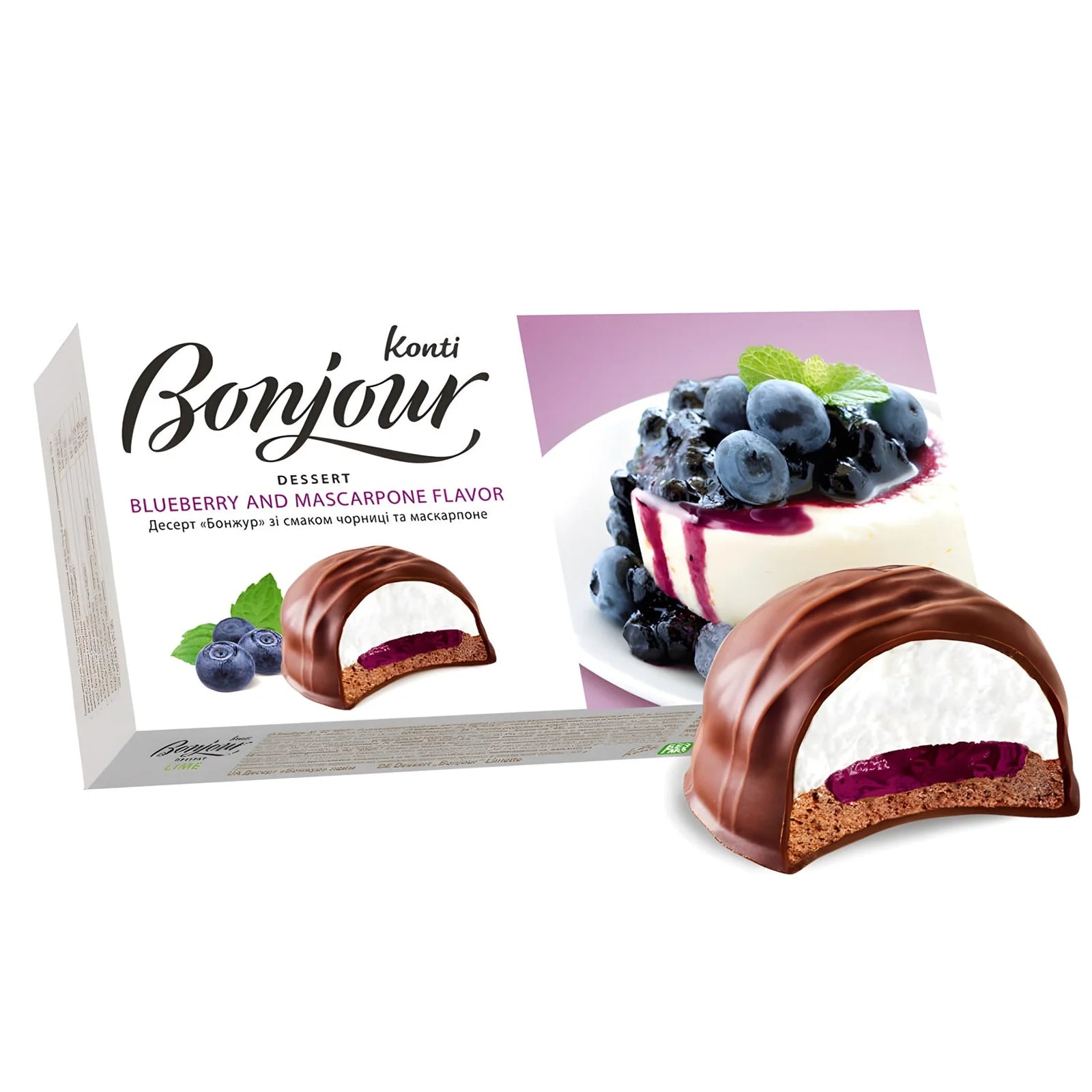 KONTI Desert BONJOUR Jagody i maskarpone 232g