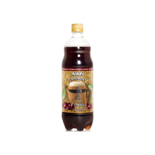 Kwas chlebowyy Oboloń o smaku wiśni 1l - Kwas