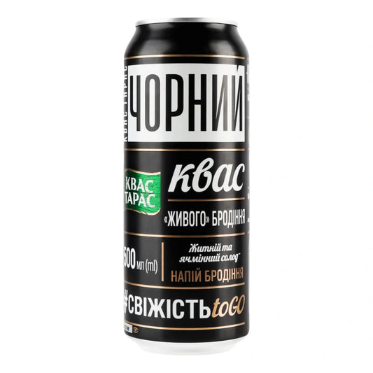 Квас Тарас Чорний 0,5 л Банка Kaucja