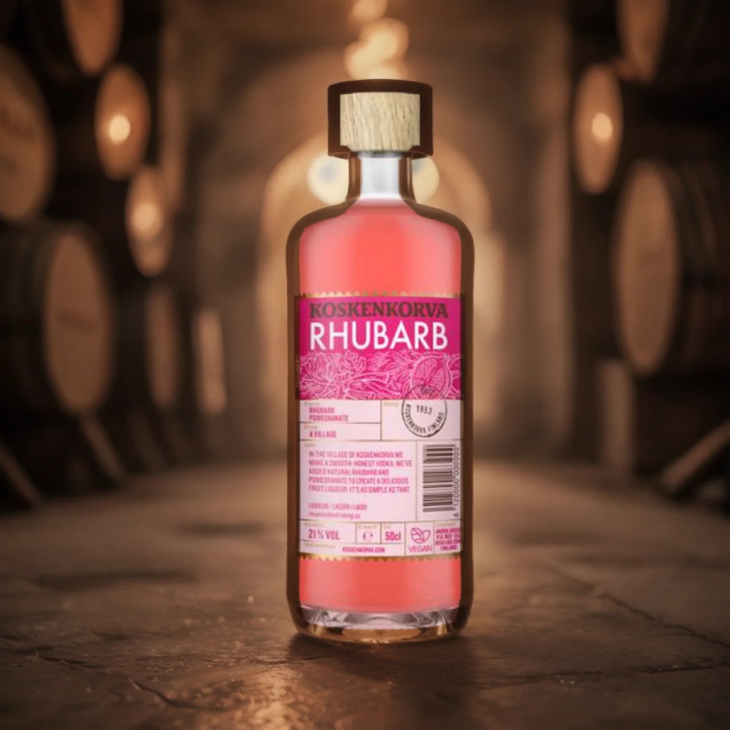LIKIER KOSKENKORVA RHUBARB - 0,5; 35%