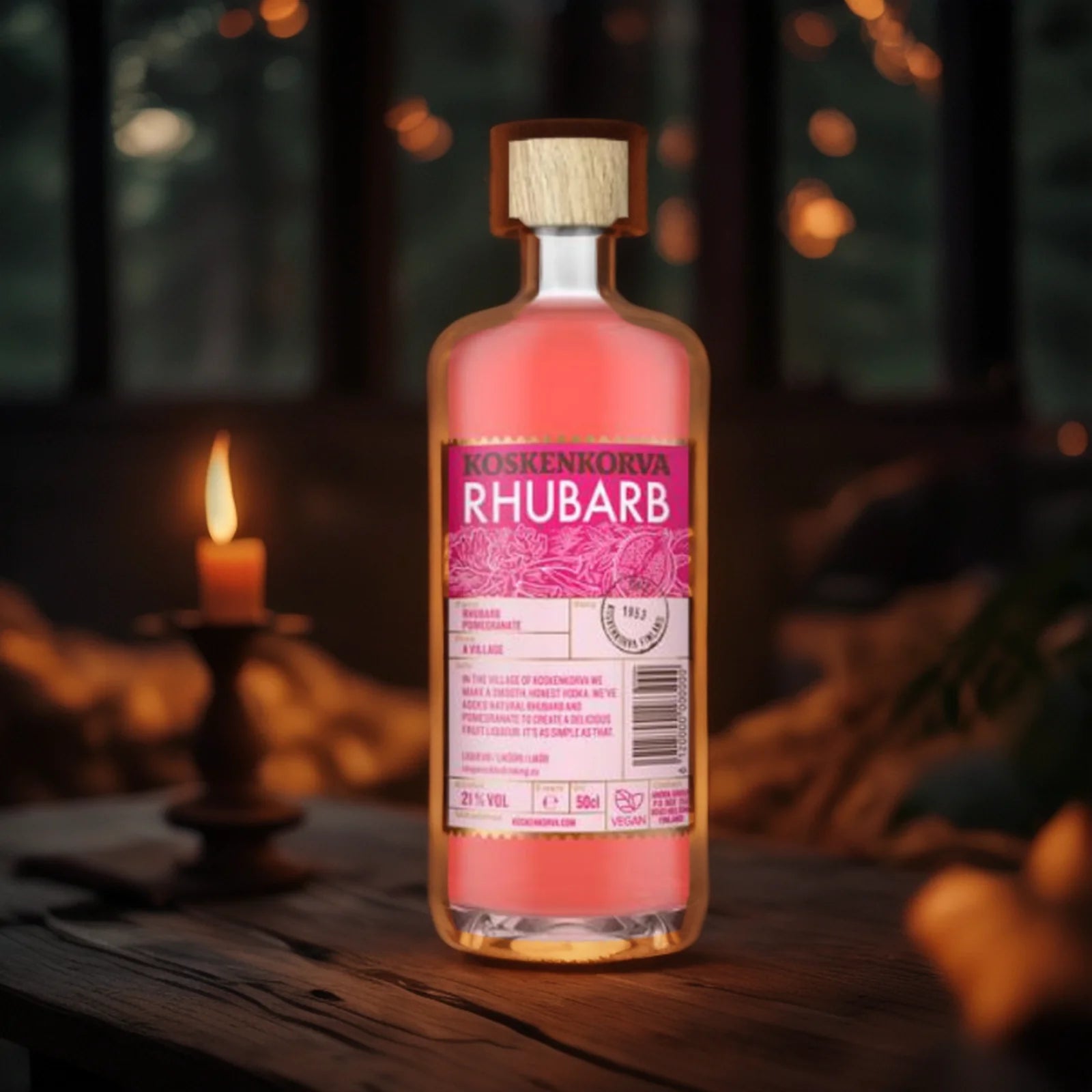 LIKIER KOSKENKORVA RHUBARB - 0,5; 35%