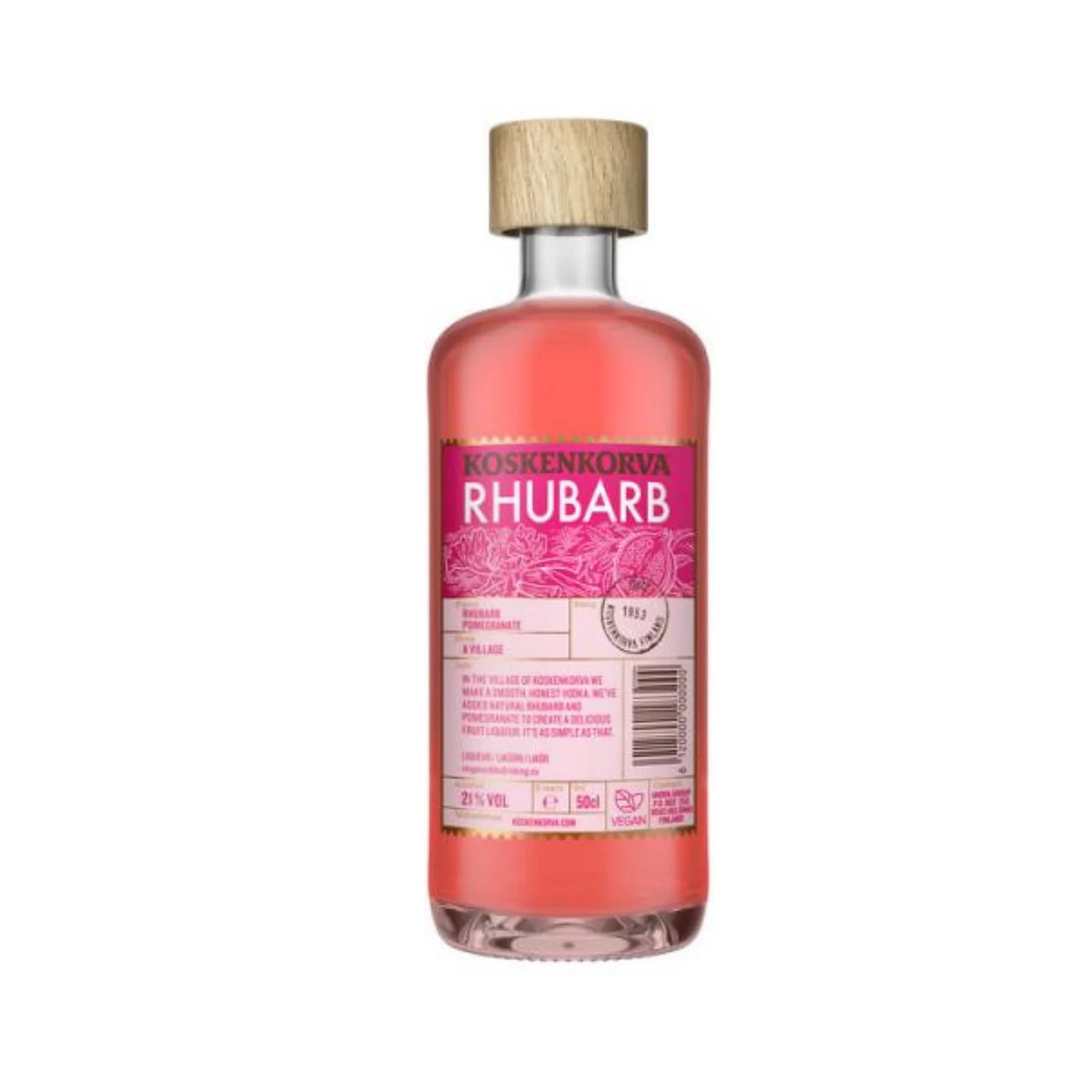 LIKIER KOSKENKORVA RHUBARB - 0,5; 35%