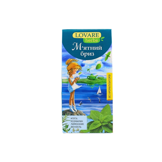 LOVARE herb. ziołowa Mint Breeze 1,8grx20piram - Herbata