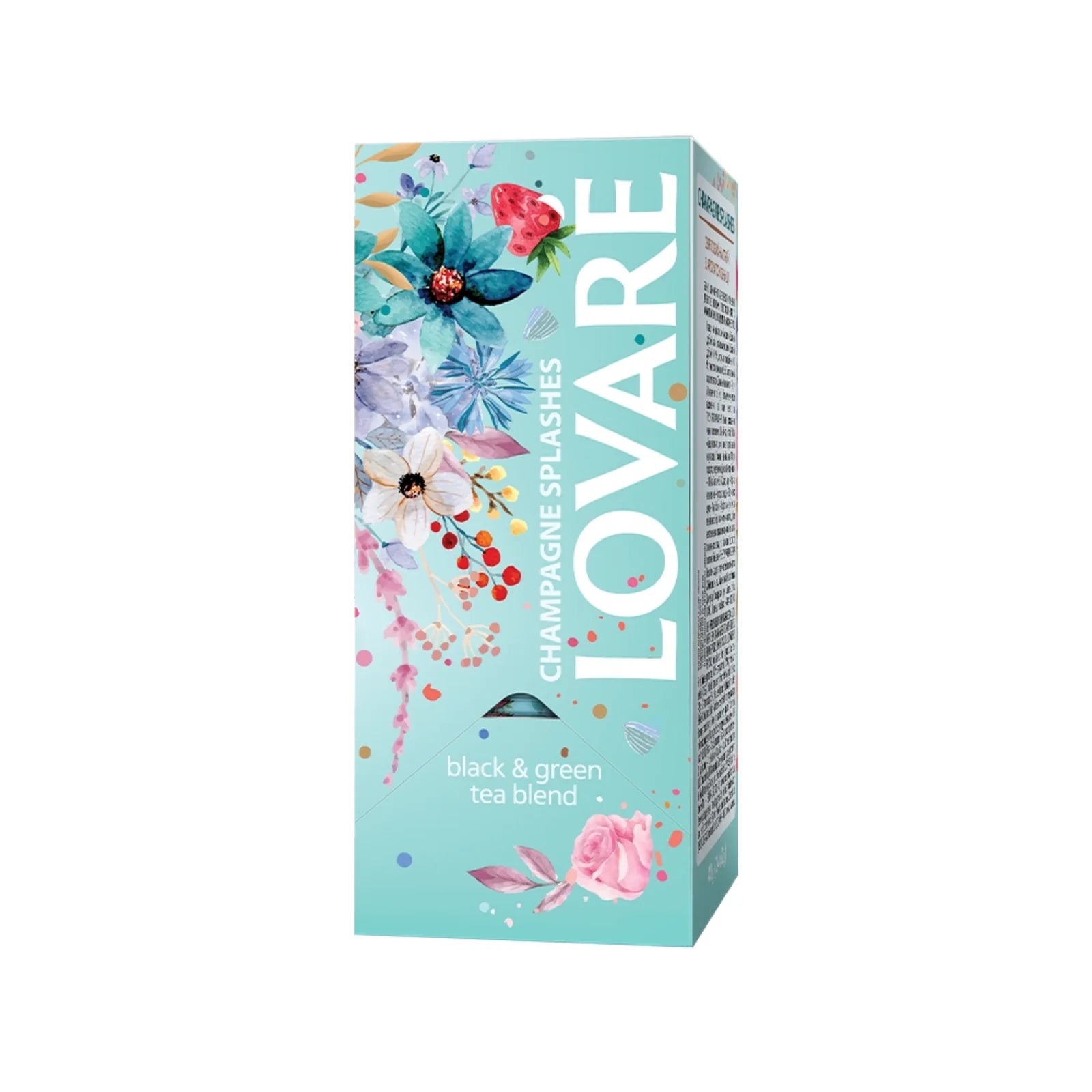 LOVARE Збірка чаїв з добавками "Sparkling Splashes" (24 конверти по 2 г)