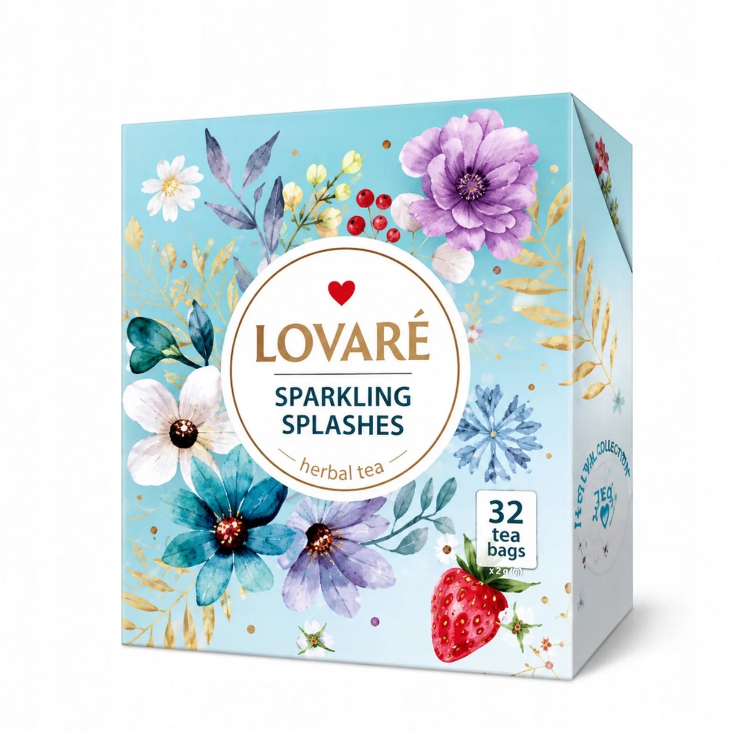 LOVARE Збірний чай з добавками "Sparkling Splashes" (32 пакетики по 2 г)