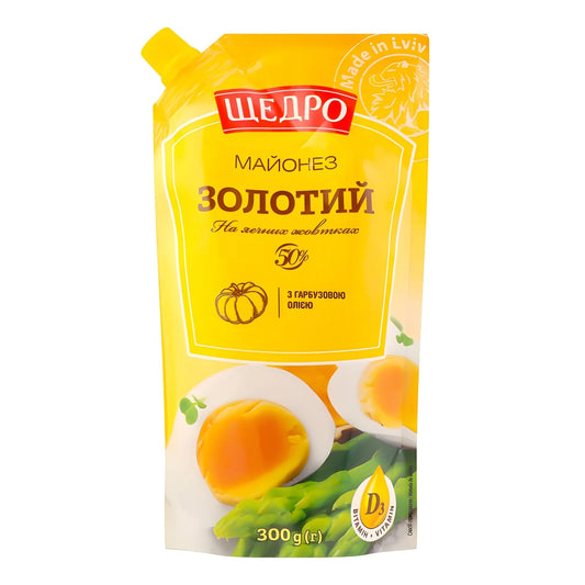 Майонез 50% Щедро 300 г