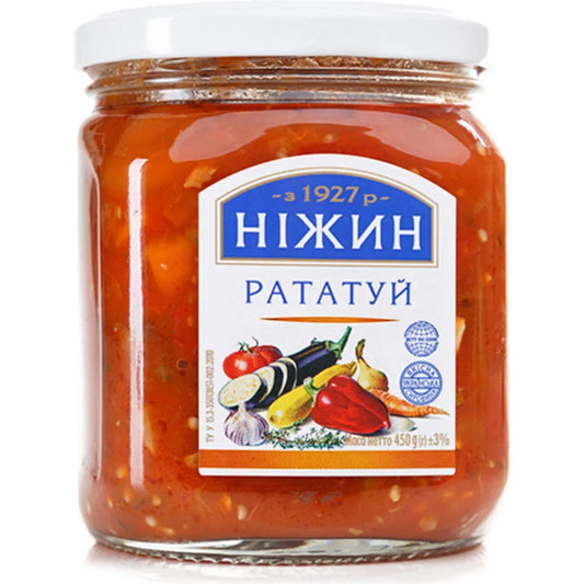 Mieszanka warzywna ’Ratatuj’ Niżyn 450g - Przetwory warzywne