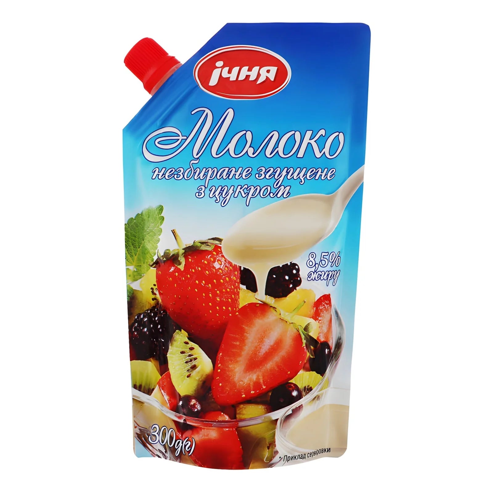 Молоко згущене ІЧНЯ 8,5% 300 г (дой-пак)