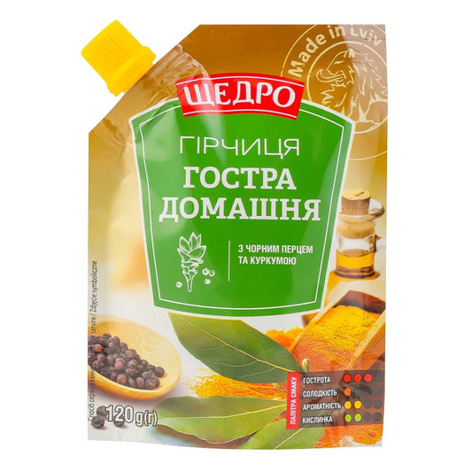 Musztarda ostra domowa 120g - Przetwory warzywne