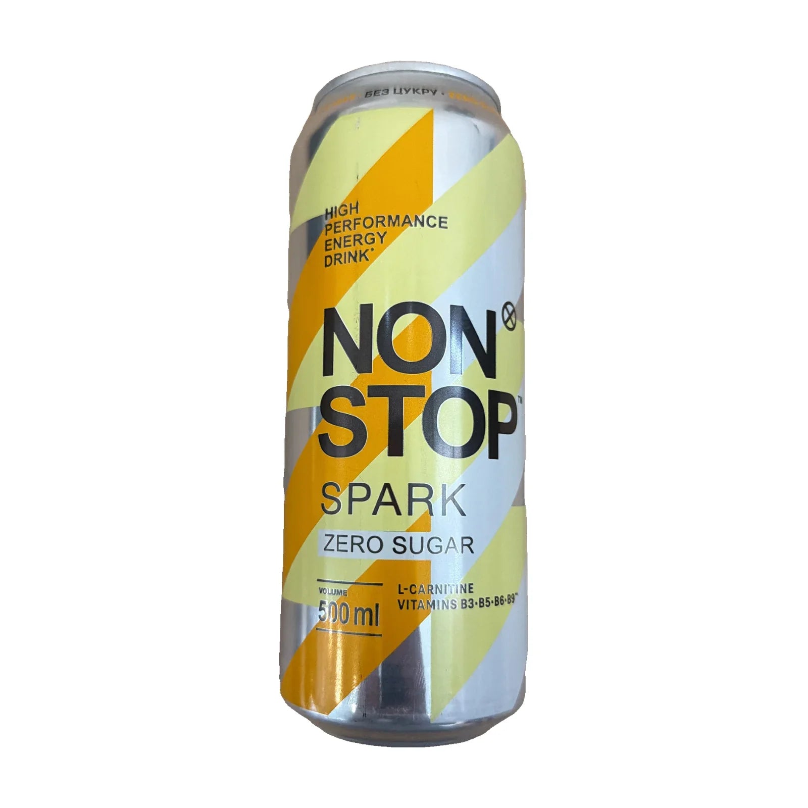 Банка енергетичного напою Non Stop Spark Zero Sugar 500мл