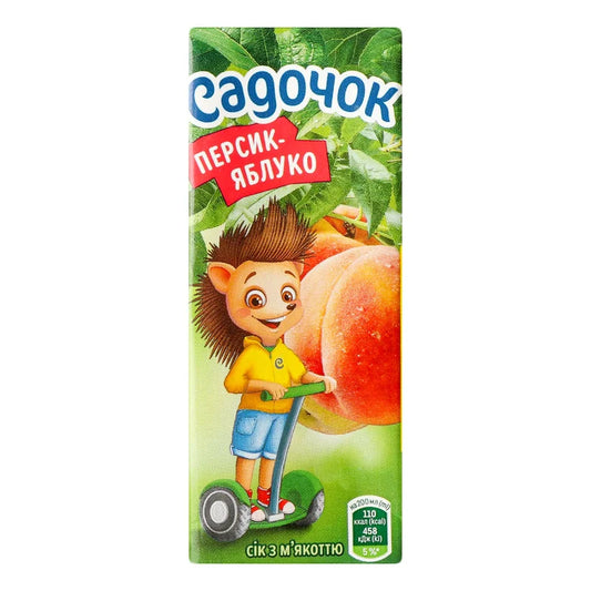 Nektar ’Sadoczok’ jabłko-broskwina 0.2l - Soki i Nektary