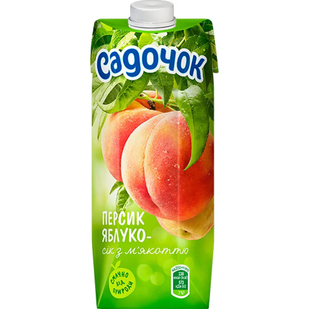 Nektar ’Sadoczok’ jabłko-broskwina 0.50l - Soki i Nektary