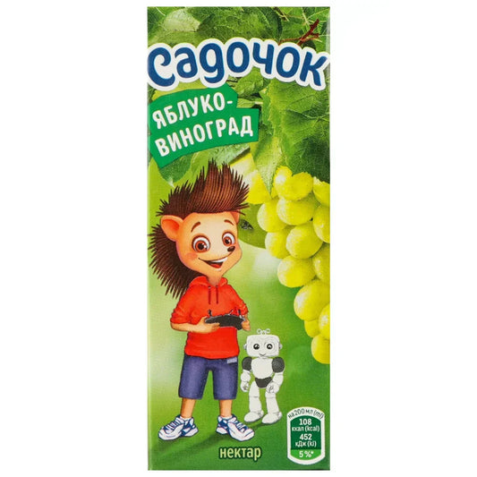 Nektar ’Sadoczok’ jabłko-winogrono 0.2l - Soki i Nektary