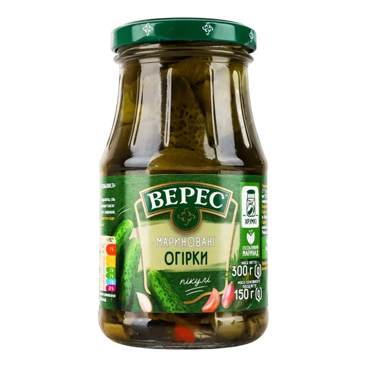 Ogórki marynowane Veres 300g - Przetwory warzywne