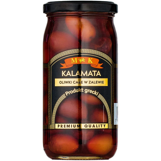 Oliwki Greckie duże Kalamata całe M&K 350g - Przetwory warzywne